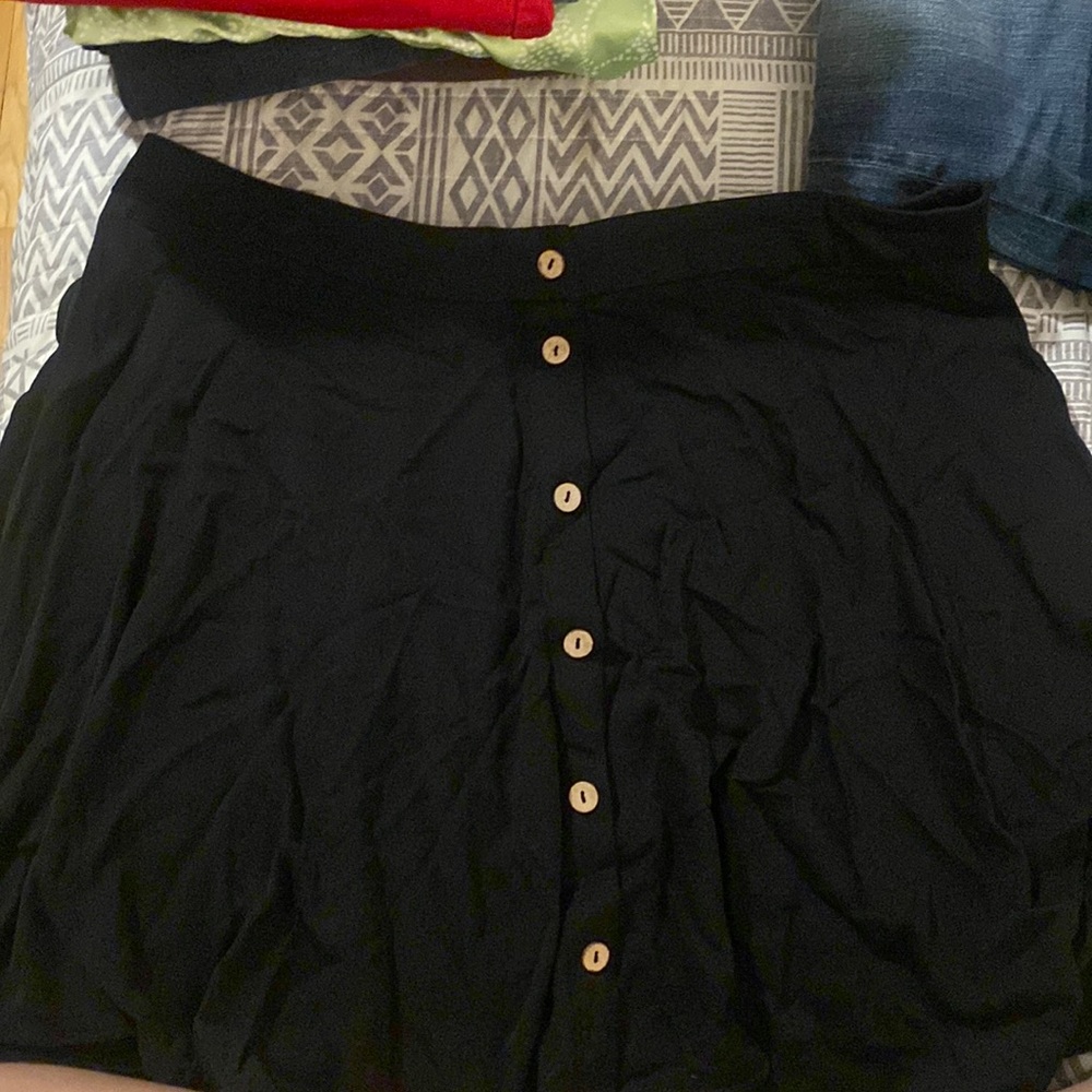 Black Flowy Skirt